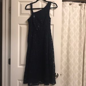 Navy short formal dress